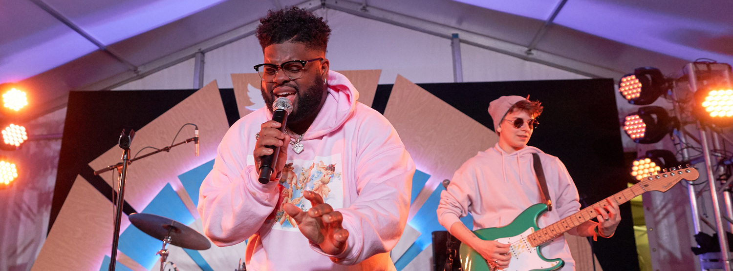 Pink Sweat$, performing at the @TwitterMusic showcase at SXSW 2019 - Photo by Naveed Parekh