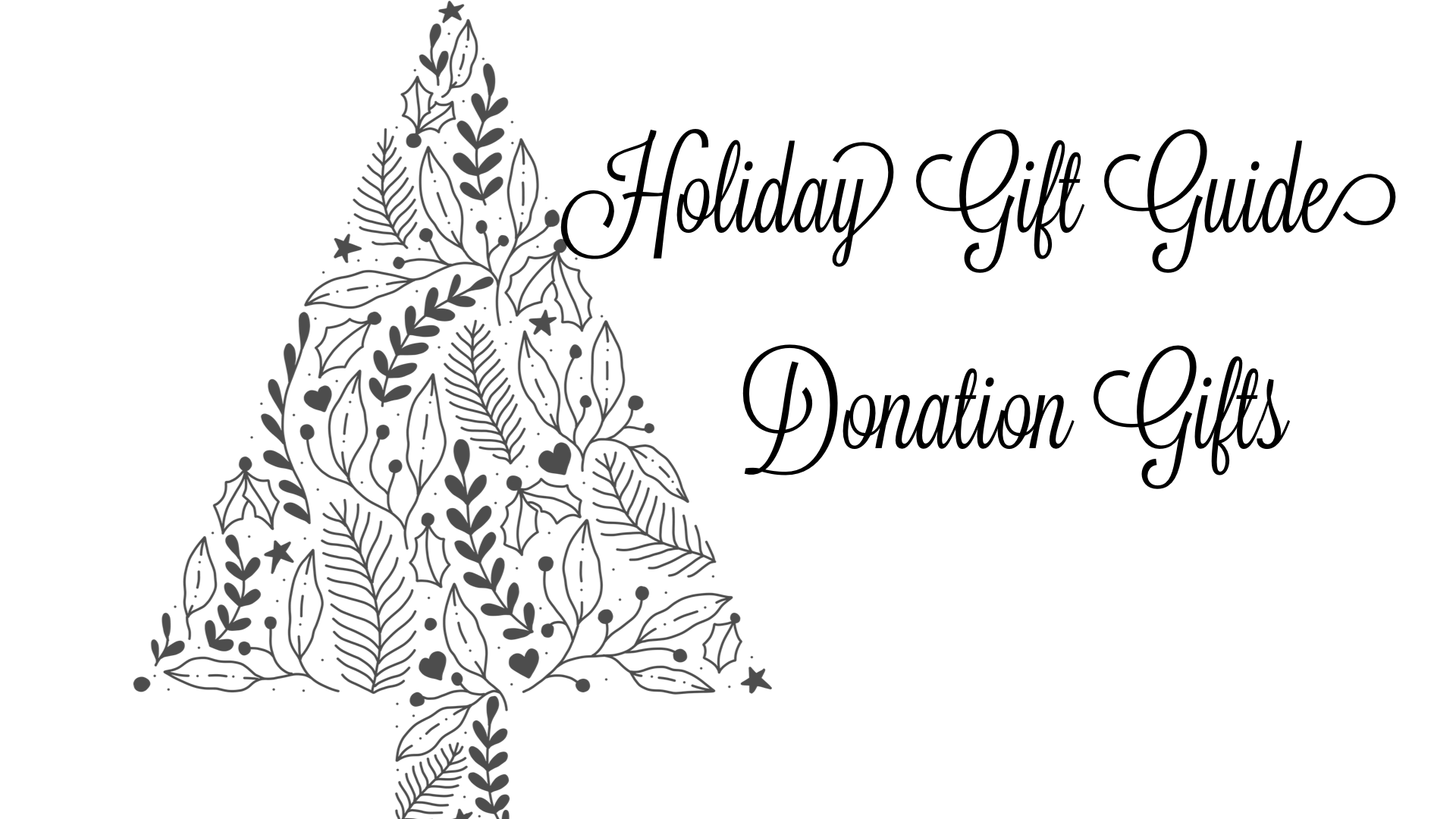 holiday Gift Guide donation