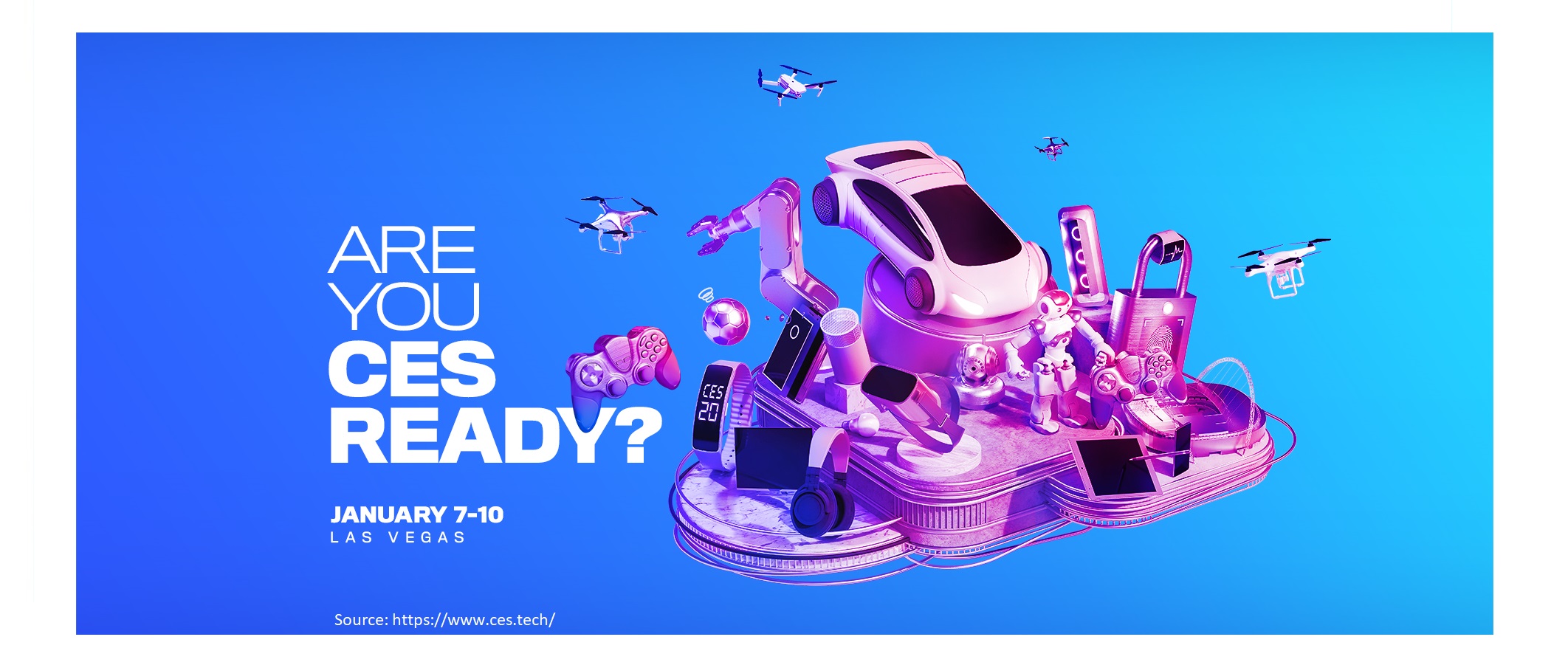 CES 2020 LOGO Border