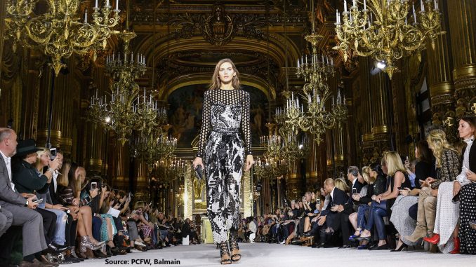 Balmain : Runway - Paris Fashion Week Womenswear Spring/Summer 2018